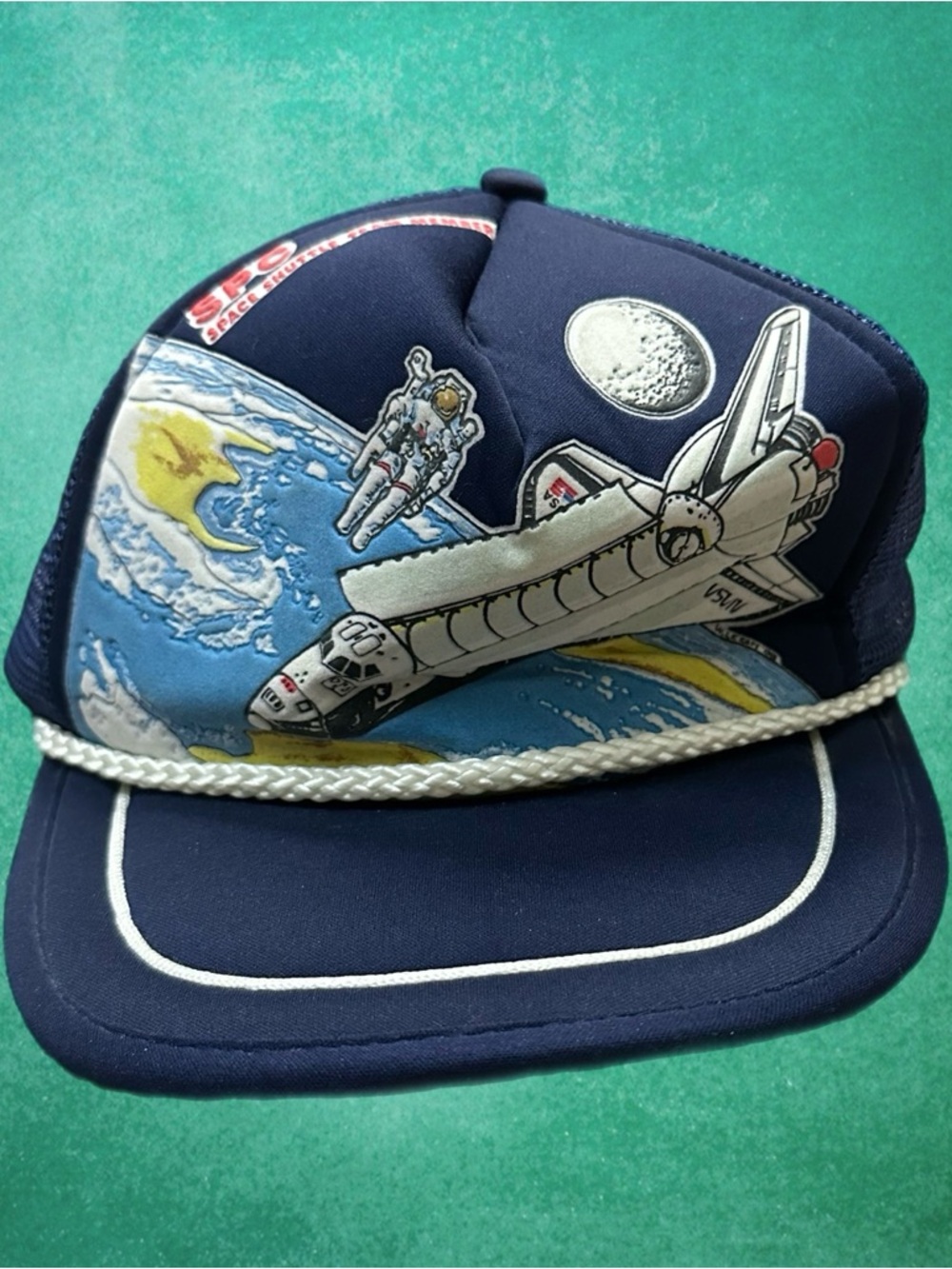 Vintage SPC Space Shuttle Member NASA Trucker Hat